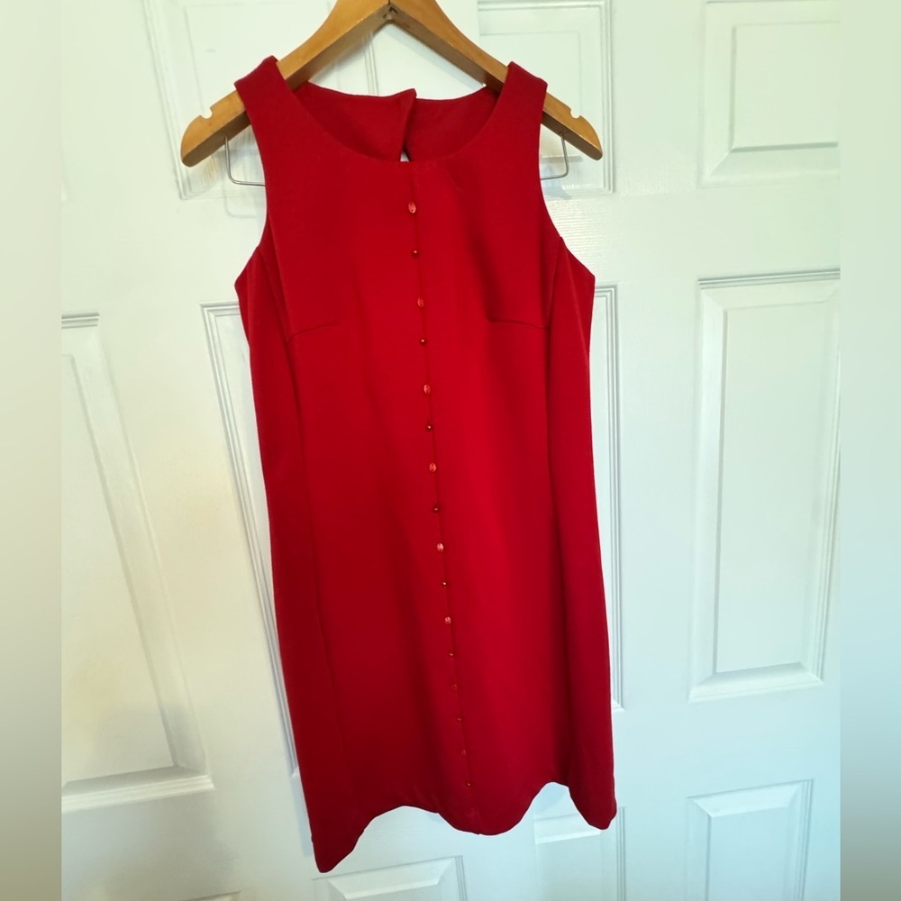 Johnny Martin Vibrant Red Mini Dress